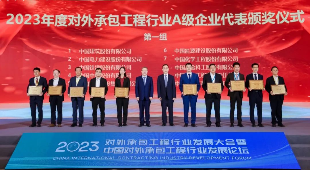 2023年度對外承包工程行業(yè)A級企業(yè)名單發(fā)布